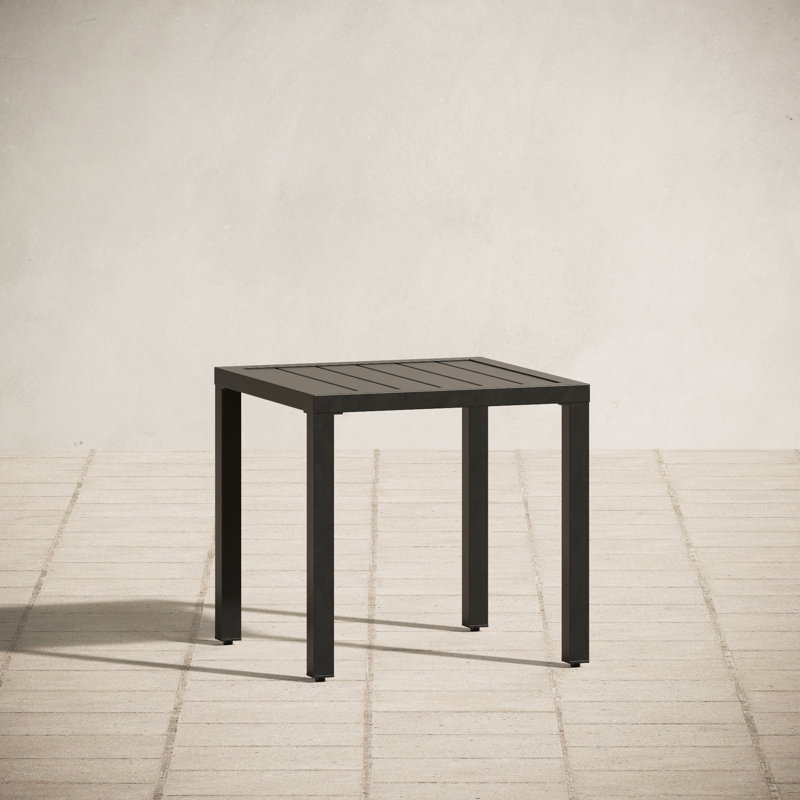 Lark Manor Alyah Metal Outdoor End Table & Reviews Wayfair